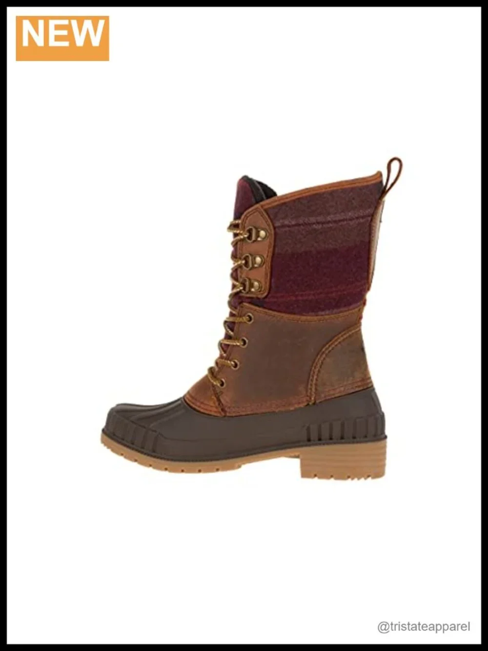 Waterproof Insulated Winter Snow Boots Lace Up Mid Calf Women's
